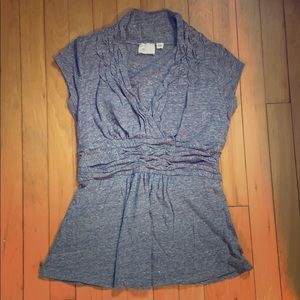 Anthro Deletta peplum top, XS